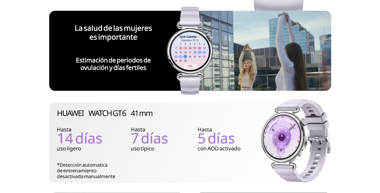 Más de 100 modos de entrenamiento