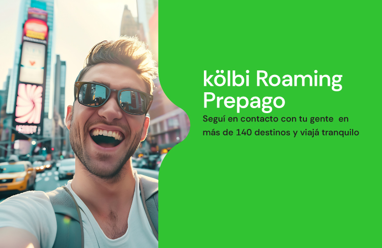 Roaming prepago te conecta con más de 80 países alrededor del mundo, activalo