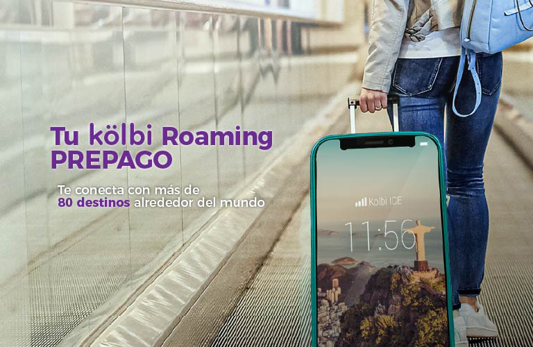 Roaming prepago te conecta con más de 80 países alrededor del mundo, activalo
