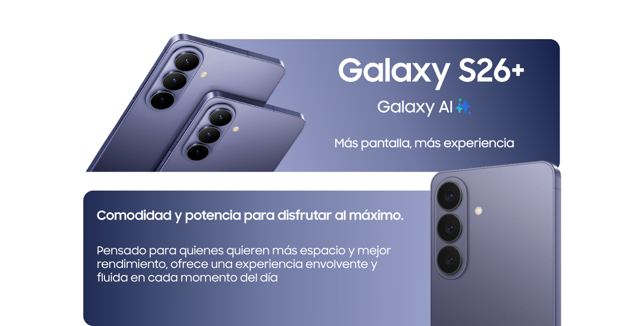 Samsung Galaxy S26 plus, sencillo e impactante