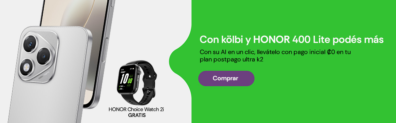 Con kölbi y HONOR 400 Lite podés más con su AI en un clic