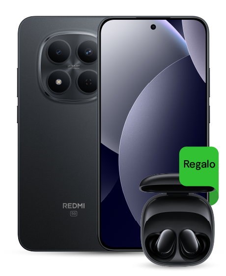 Xiaomi REDMI Note 15 Pro 5G vista frontal y trasera