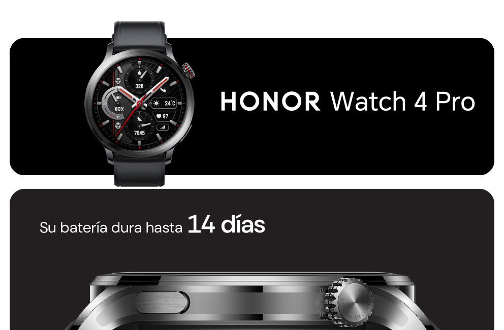 HONOR Watch 4 Pro: su batería dura hasta 14 días