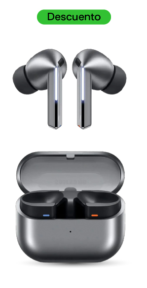 Samsung Galaxy Buds 3 Pro vista frontal