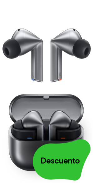 Samsung Galaxy Buds 3 Pro vista frontal