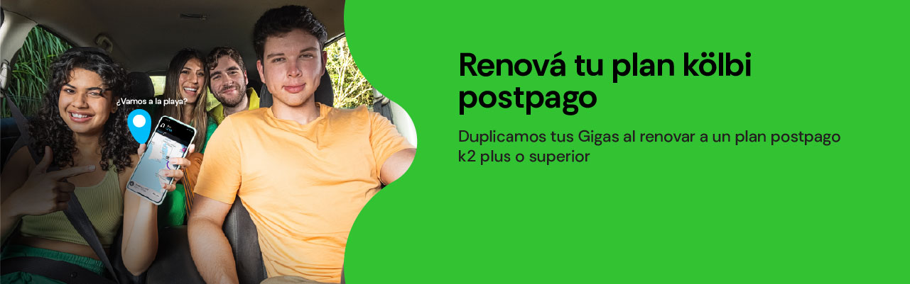 Duplicamos tus Gigas al renovar a un plan k2 plus o superior