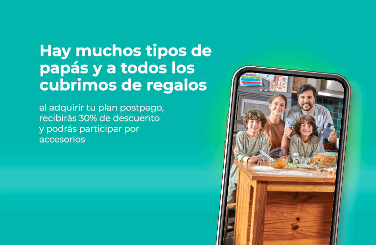 Este Día del Padre al adquirir un plan kölbi postpago obtendrás grandes beneficios