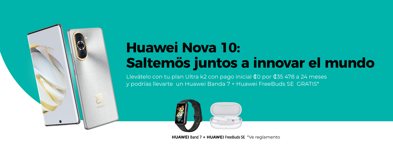Huawei Nova 10: Saltemös juntos a innovar el mundo.
