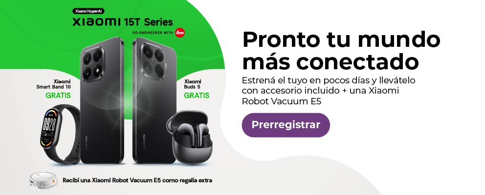 Xiaomi 15T Series: estrená el tuyo en pocos días y llevátelo con accesorio incluido + una Xiaomi Vacuum E5