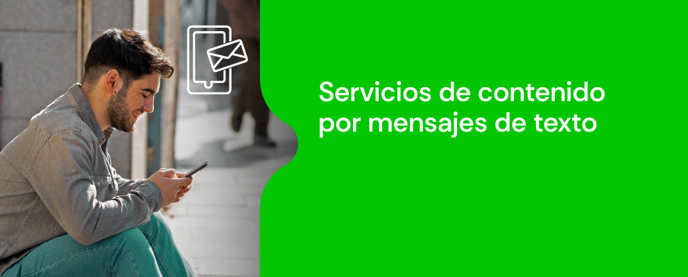 Servicios de contenido por mensajes de texto