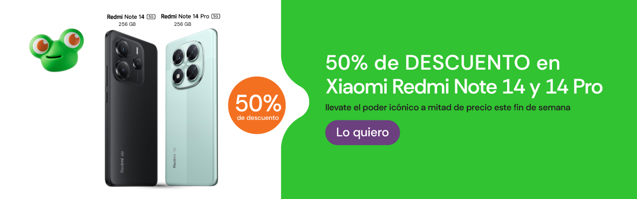 50% de descuento en Xiaomi Redmi Note 14 y 14 Pro