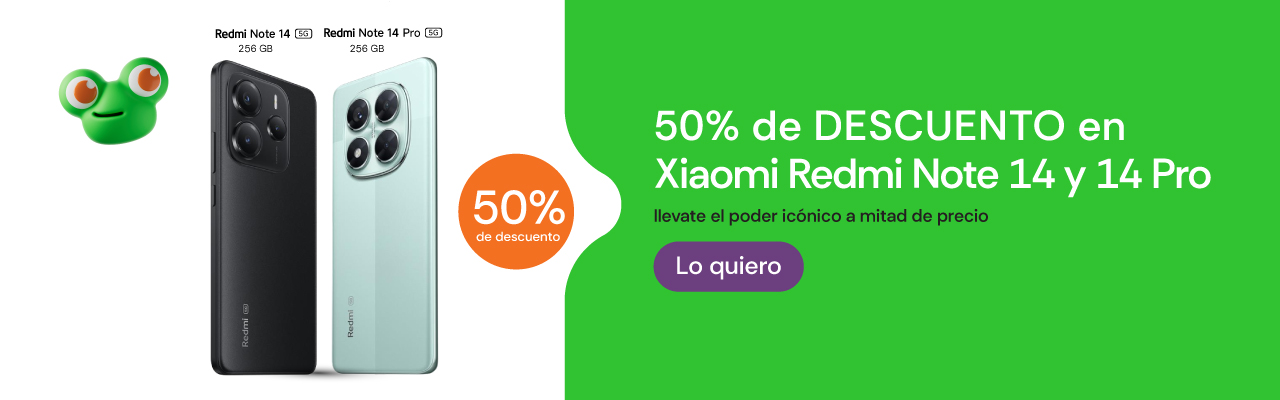 50% de descuento en Xiaomi Redmi Note 14 y 14 Pro
