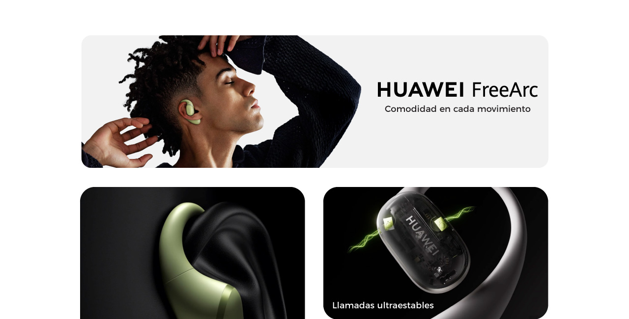 Huawei FreeArc, comodidad en cada movimiento
