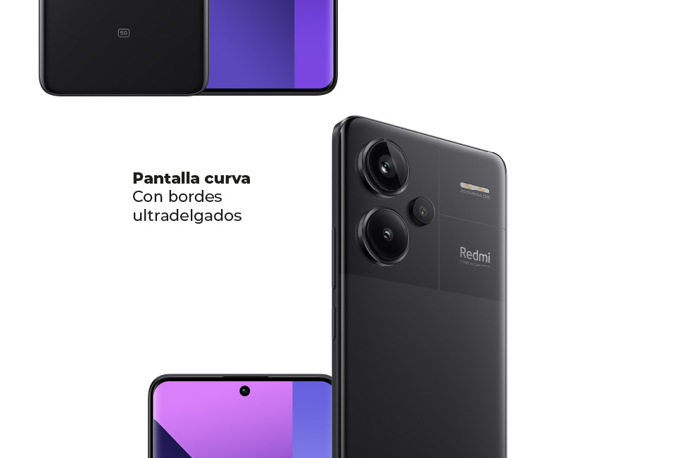 Pantalla curva con bordes ultradelgados