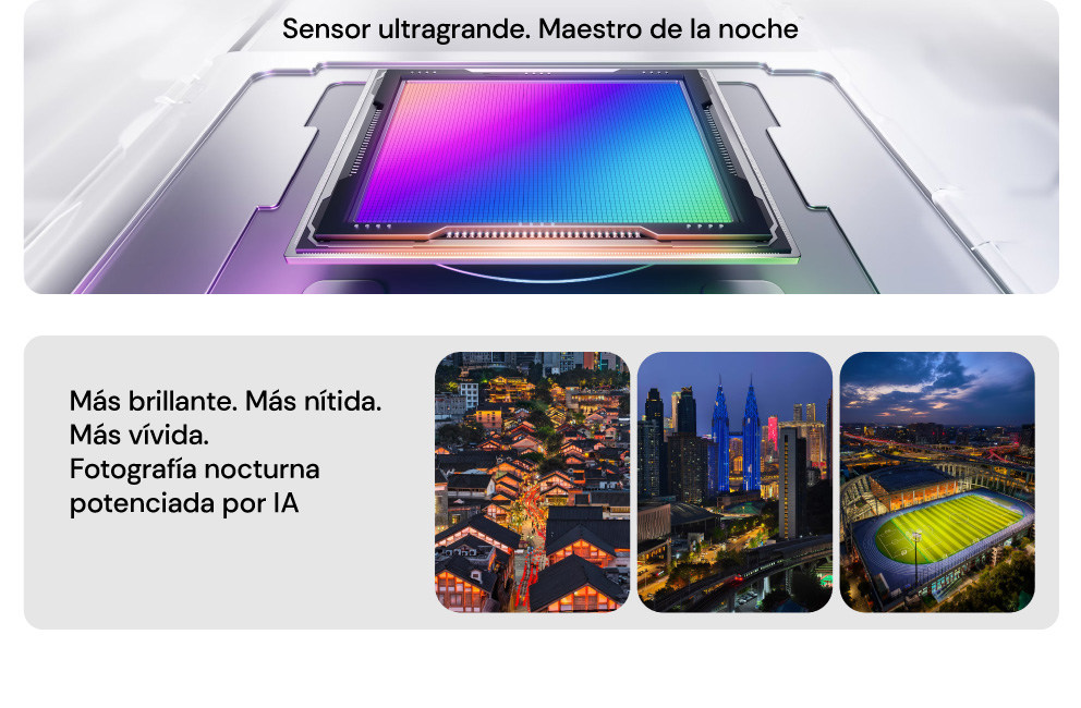 Fotografía nocturna potencia por IA