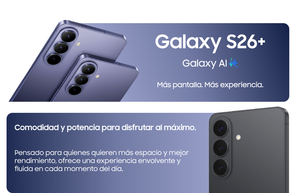 Samsung Galaxy S26 plus, sencillo e impactante