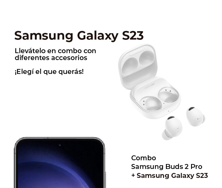 Combo Samsung Buds 2 Pro + Samsung Galaxy S23
