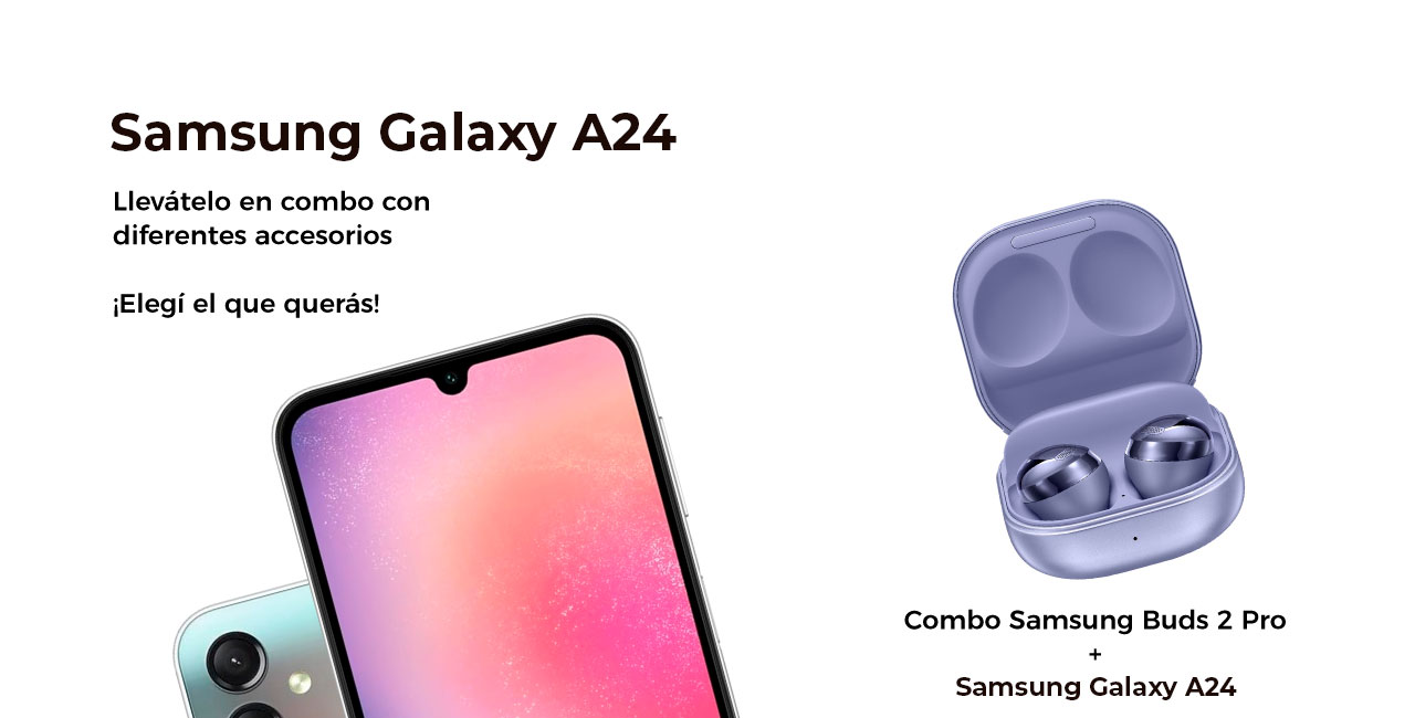 Combo Samsung Buds 2 Pro + Samsung Galaxy A24