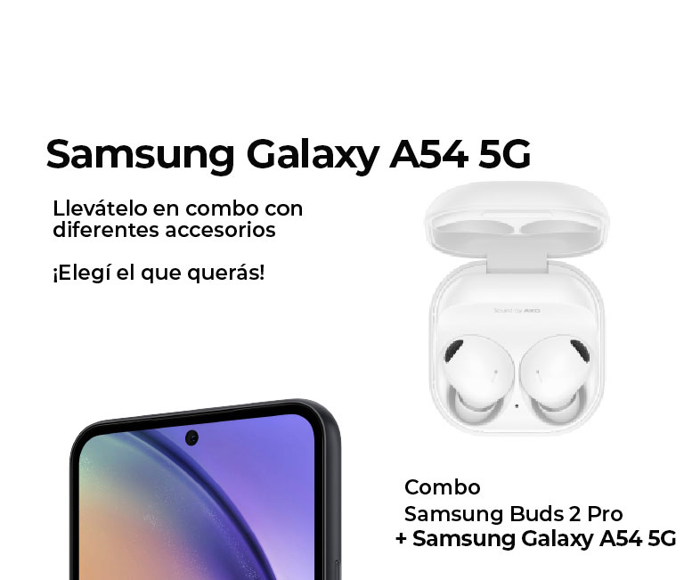 Combo Samsung Buds 2 Pro + Samsung Galaxy A54 5G