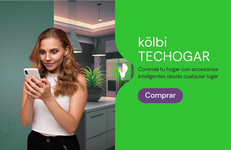 kölbi Techögar Controlá tu hogar con accesorios inteligentes desde cualquier lugar