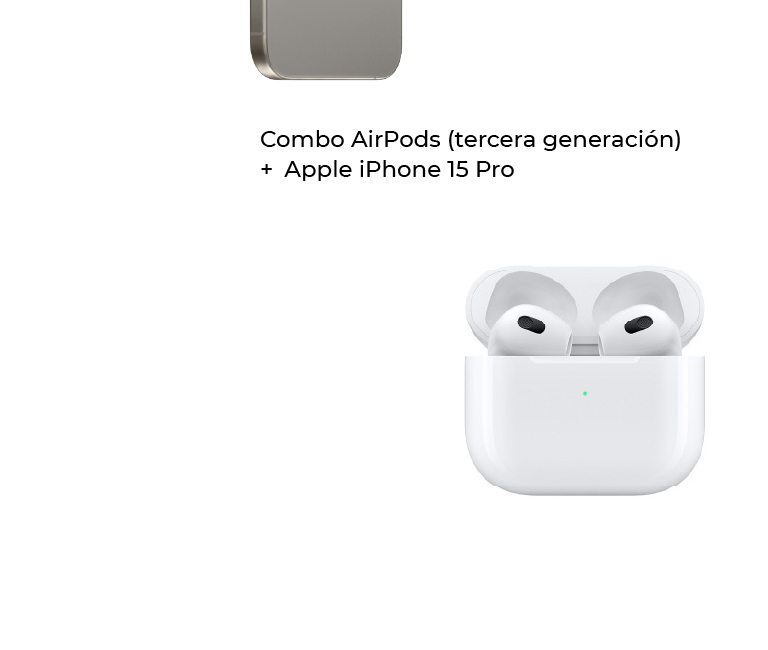 iPhone 15 Pro Titanio con botón de acción para que accedas a tu funcionabilidad favorita
