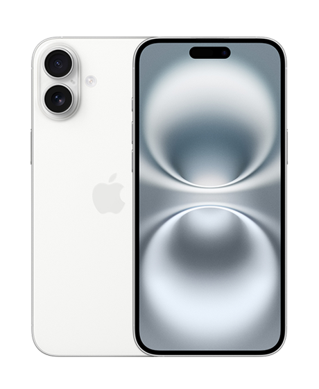 iPhone 16 Plus vista frontal y trasera