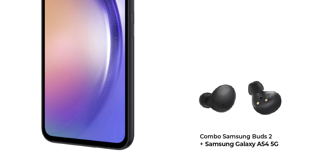Combo Samsung Buds 2 + Samsung Galaxy A54 5G