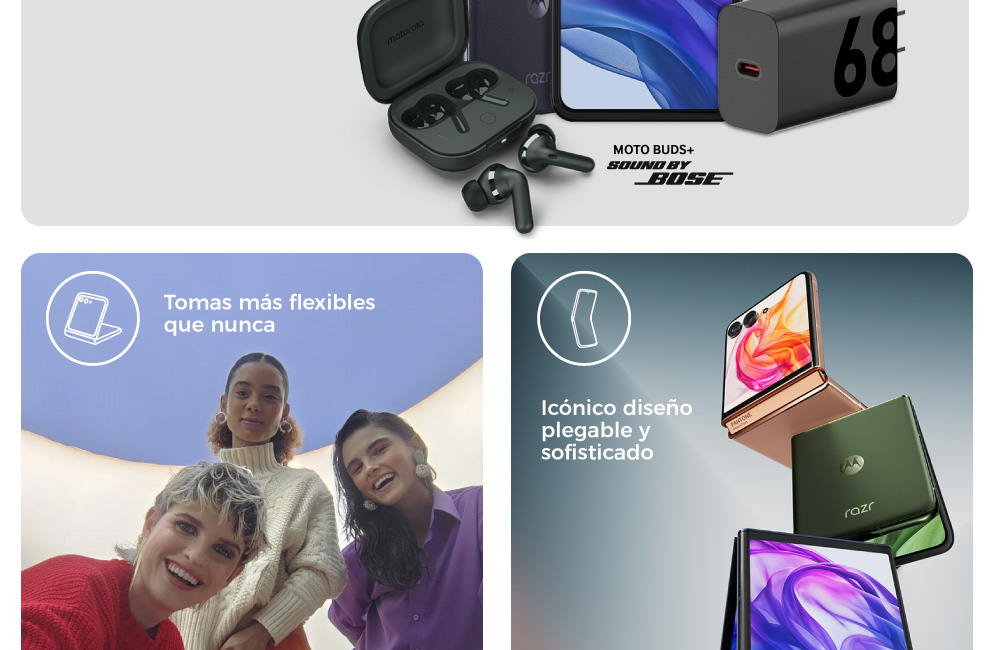 Tomas más flexibles que nunca