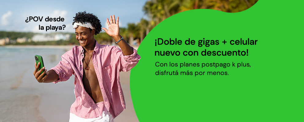 Doble de Gigas + celular nuevo con descuento