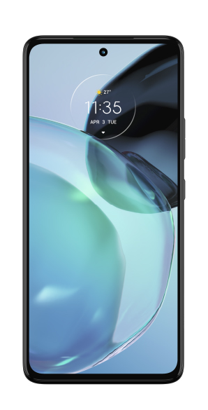 Motorola moto G72 vista frontal.