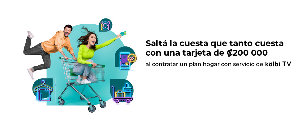 kSaltá la cuesta que tanto cuesta con una tarjeta de 200 mil colones