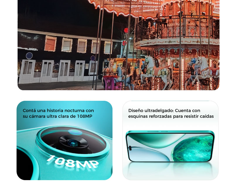 Diseño ultradelgado: Cuenta con esquinas reforzadas para resistir caídas