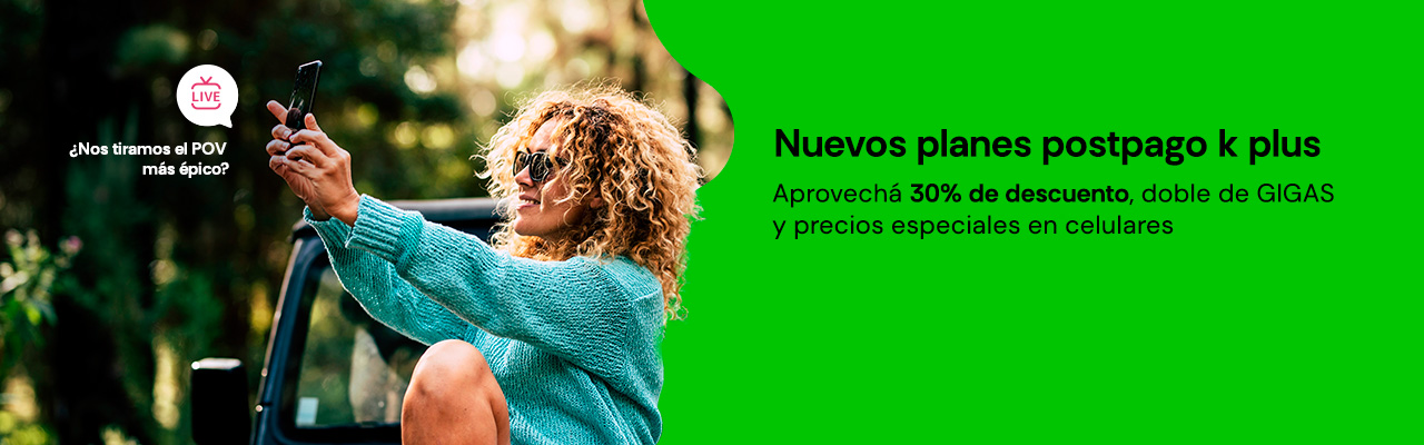 Nuevos planes kölbi postpago con + beneficios: 30% de descuento, doble de gigas, apps ilimitadas y más