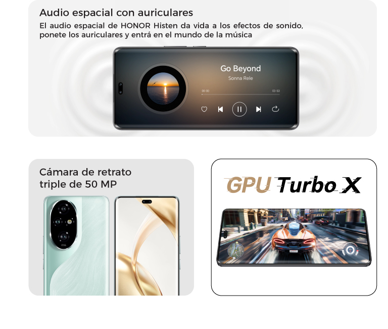 El audio espacial de HONOR Histen da vida a los efectos de sonido