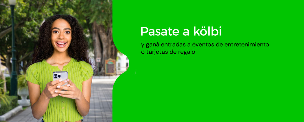 Pasate a Kölbi y ganá entradas a eventos o tarjetas de regalo