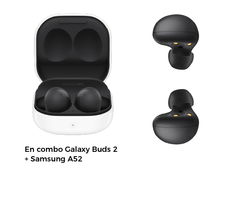 En combo Galaxy Buds 2 + Samsung A52