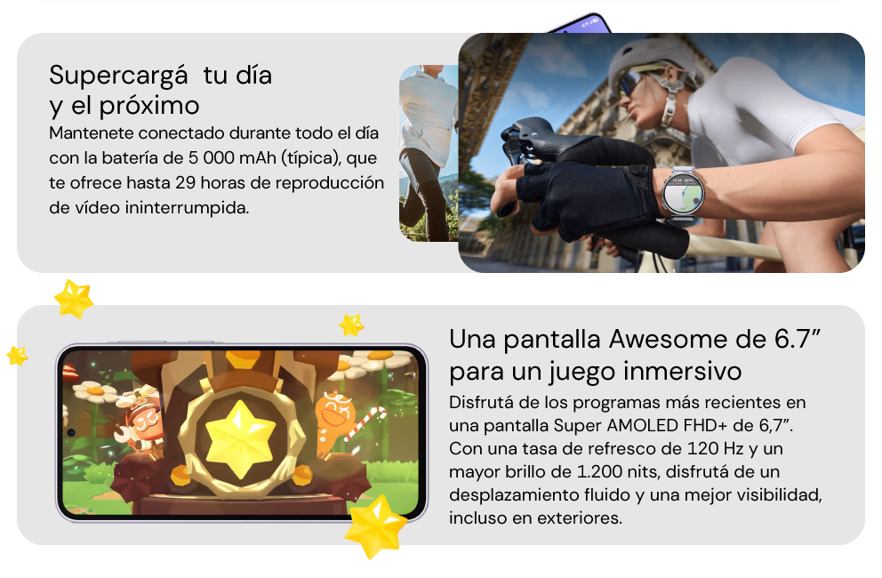 Mantenete conectado durante todo el día