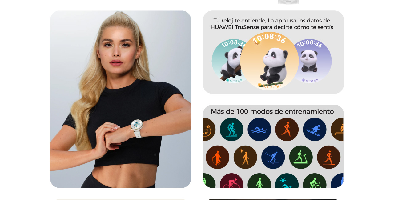 Más de 100 modos de entrenamiento