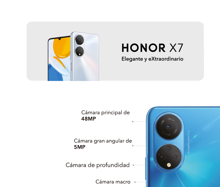 HONOR X7: un diseño excepcional