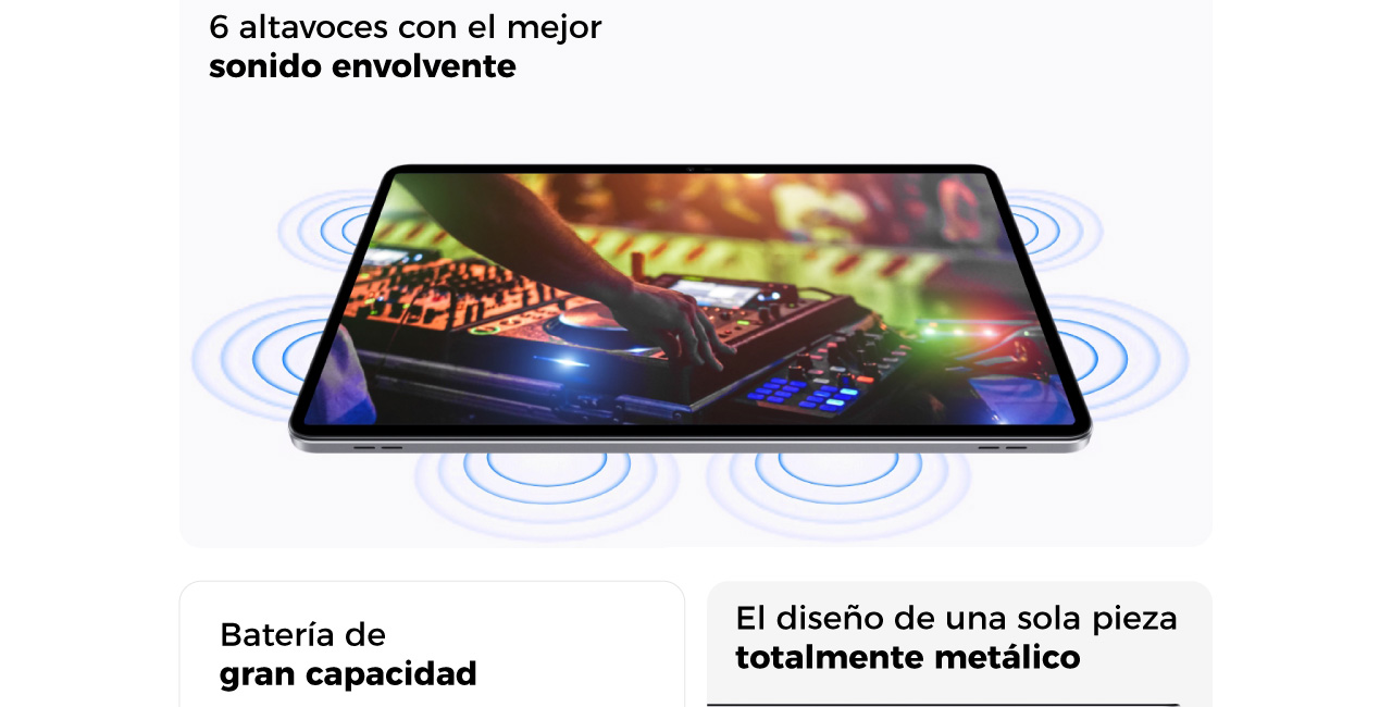 Cuenta con altavoces duales y conectividad 4G LTE, grabación de pantalla y más