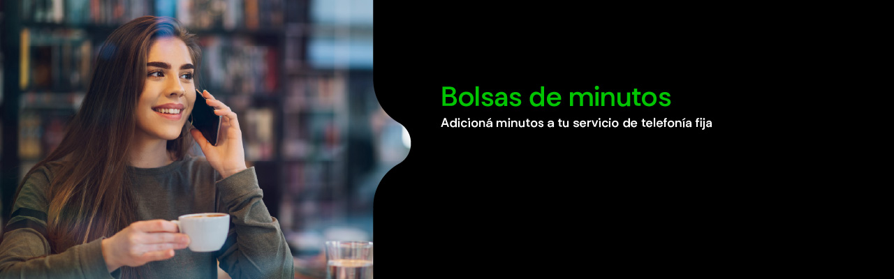 Adicioná minutos a tu servicio de telefonía fija