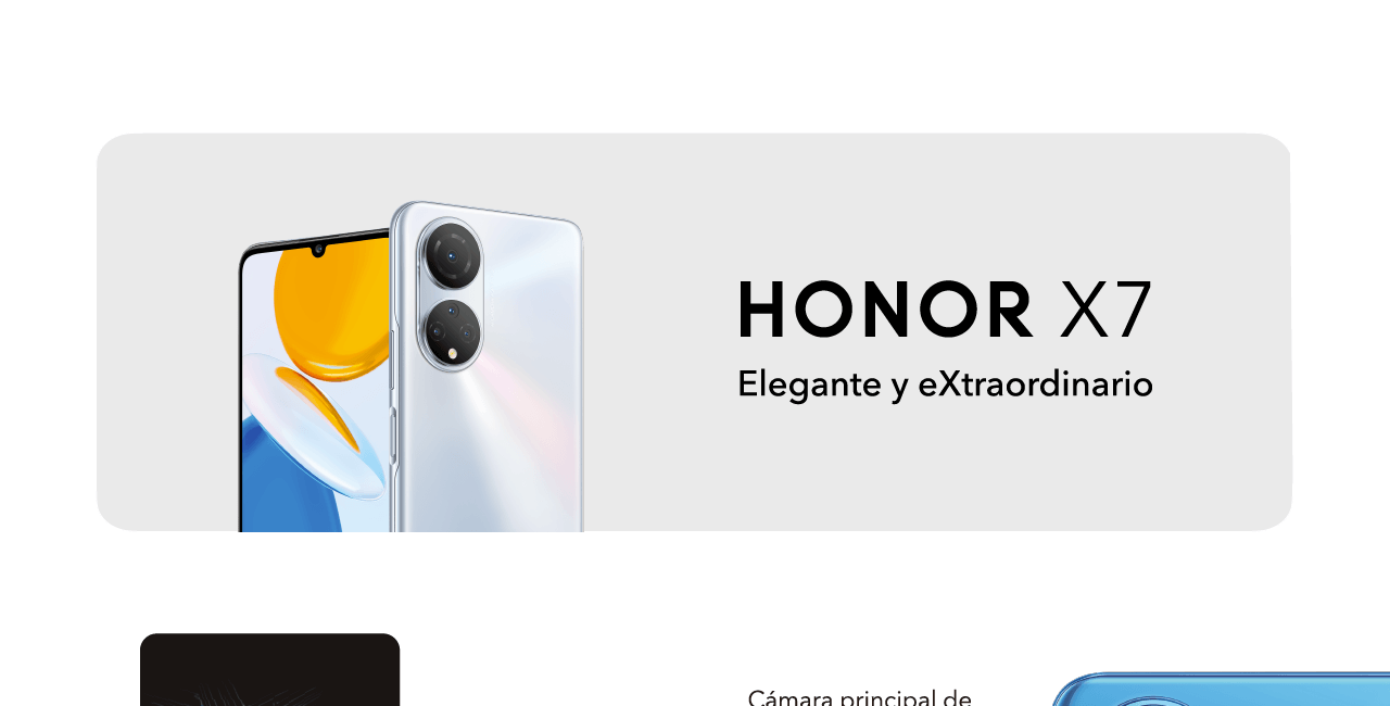HONOR X7: elegante y extraordinario