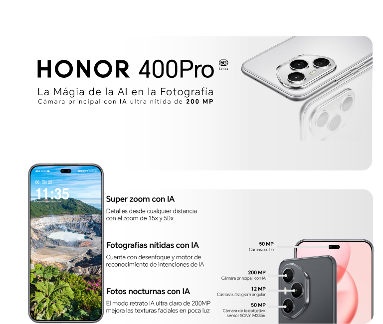 HONOR 400 Pro 5G, Fotografía con IA