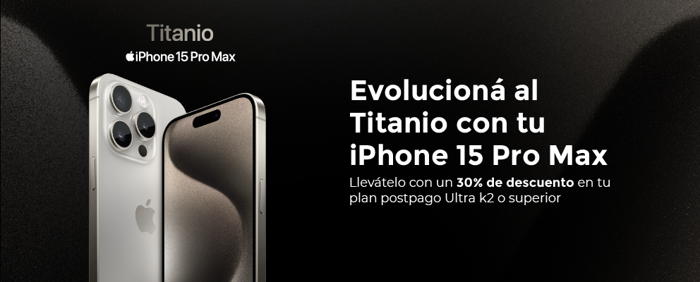 Evolucioná al Titanio con tu iPhone 15 Pro Max