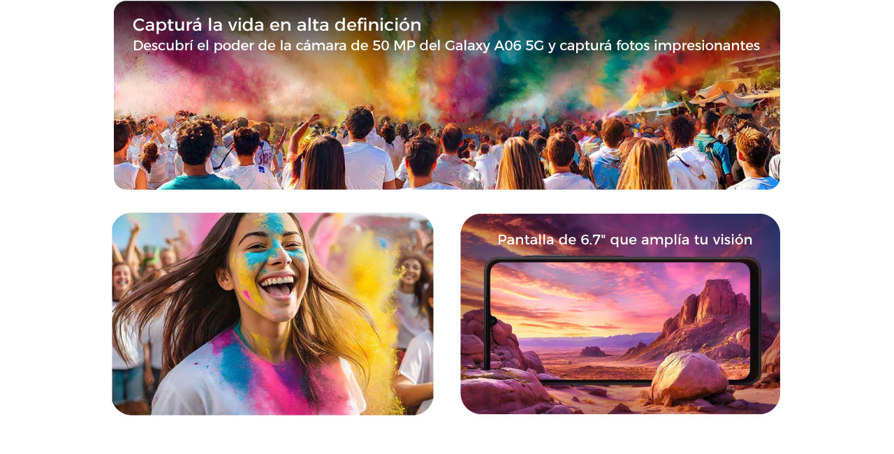 Descubrí el poder de la cámara de 50 MP del Galaxy A06 5G y capturá fotos impresionantes