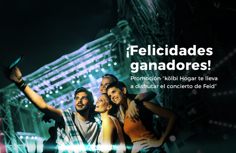 Ganadores “kölbi Hogar te lleva a disfrutar el concierto de Feid”