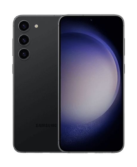 Samsung Galaxy S23 plus vista frontal y trasera