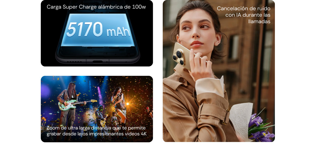 Carga Super Charge alámbrica de 100w