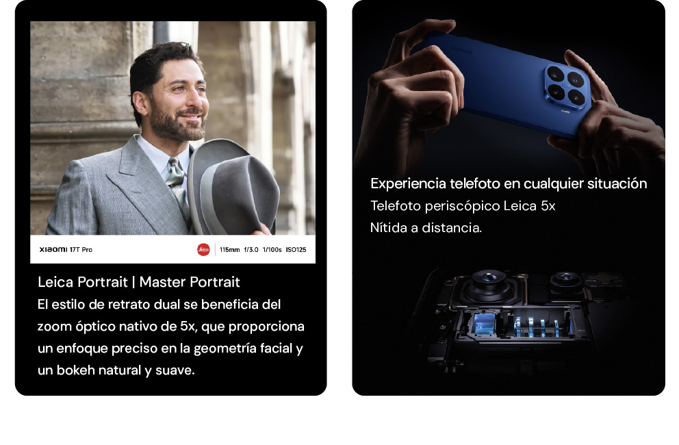 Experiencia telefoto en cualquier situación