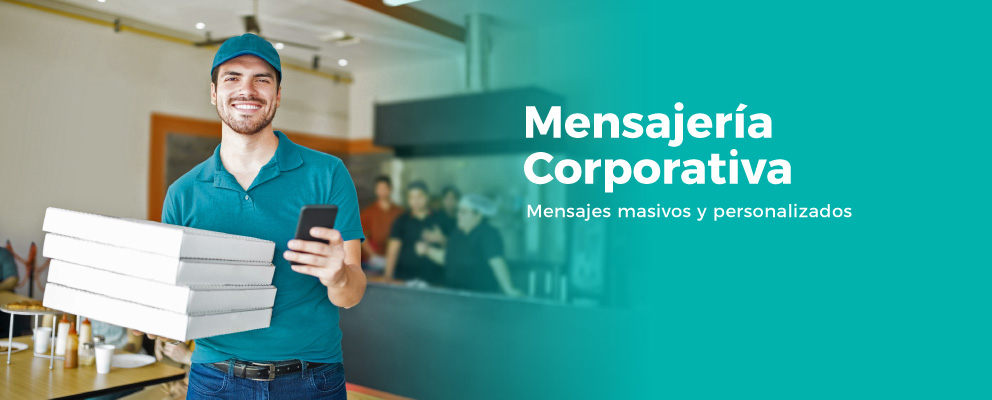 Mensajería Corporativa: mensajes masivos y personalizados. Solicitalo